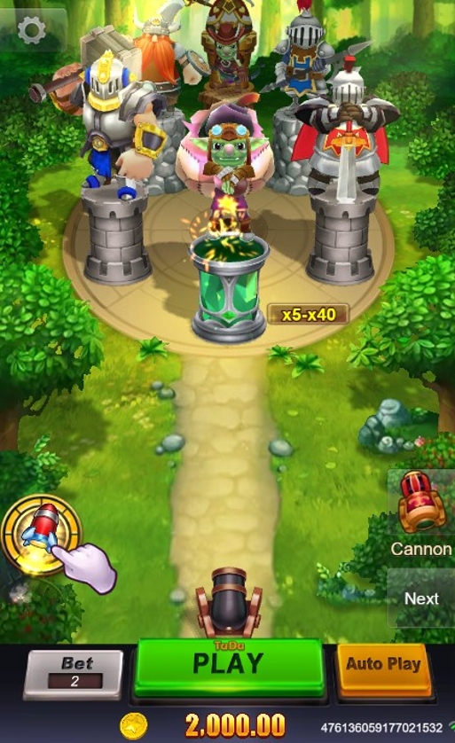 Crazy Hunter passo 1 da configuração inicial do jogo